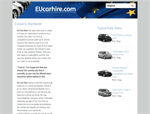 Tablet Screenshot of eucarhire.com